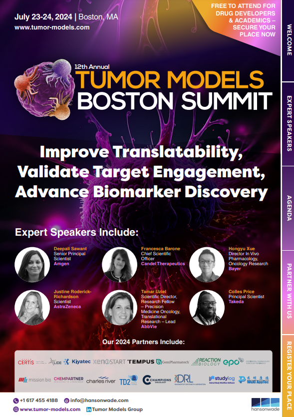 Tumor Models Boston Summit